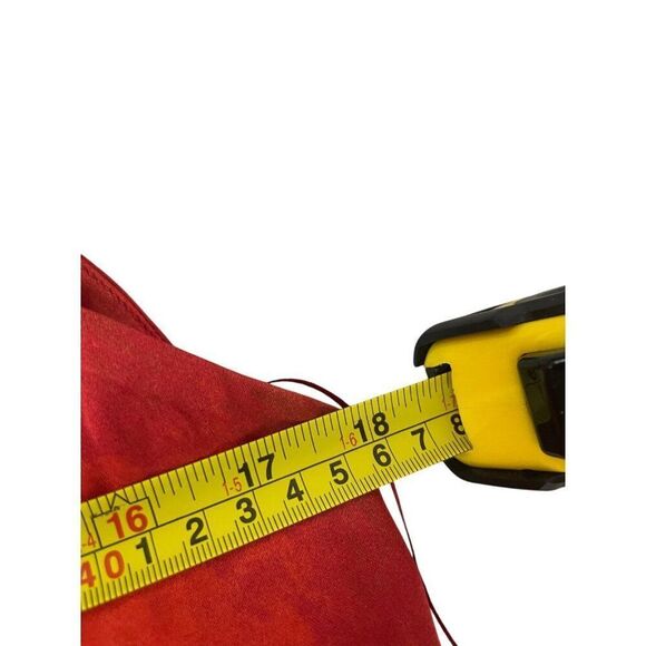 Massimo Dutti Women Midi Slip Dress L Large Red Ombre Print Flowing 6641/813 NWT - Picture 11 of 11